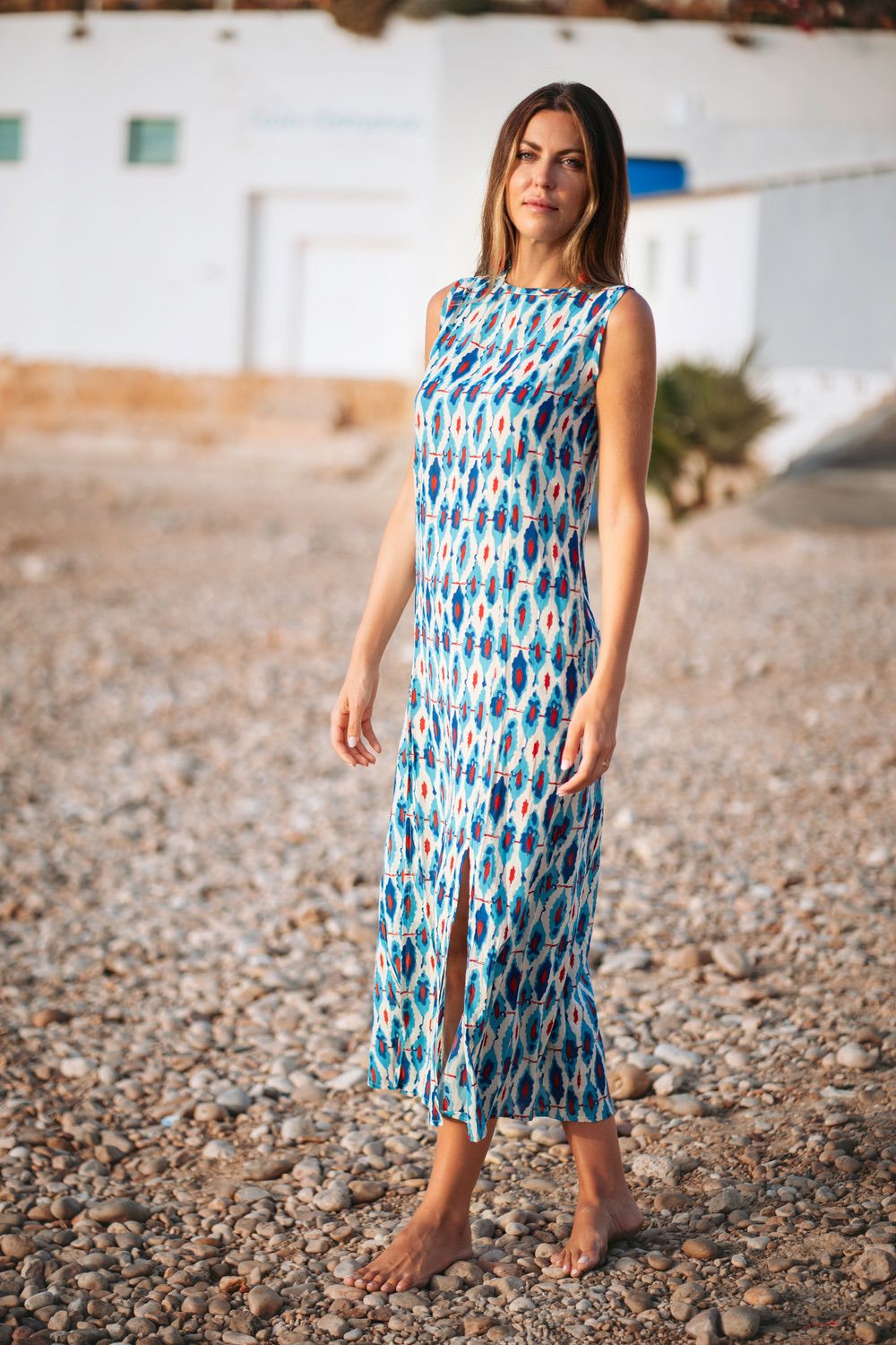 25S35476 Long Dress - Teal
