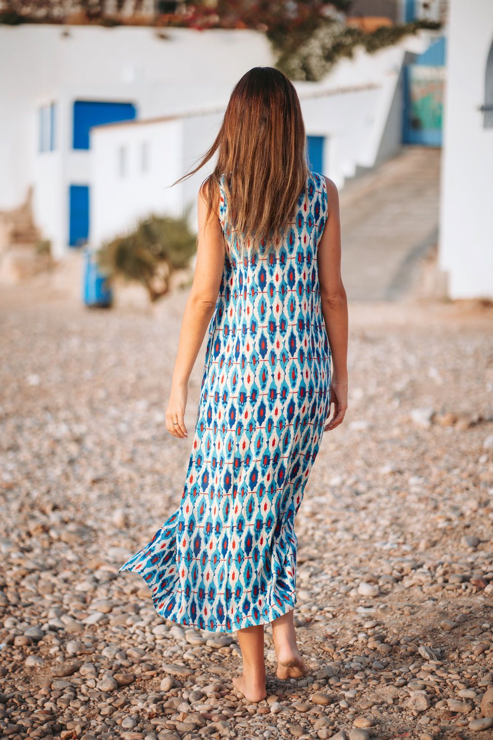 25S35476 Long Dress - Teal