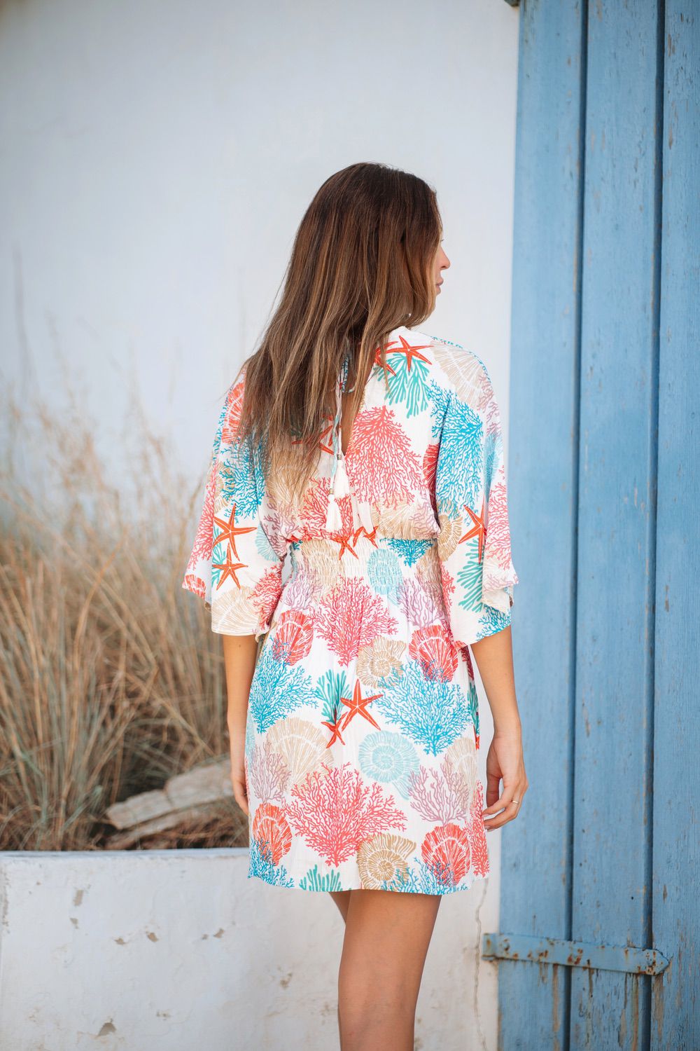 25S35479 Short Dress - Print