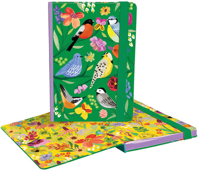 Birdhaven A5 Hardback Journal with elastic binder