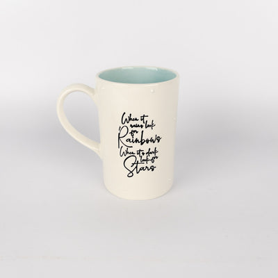 Mug D White Gloss -