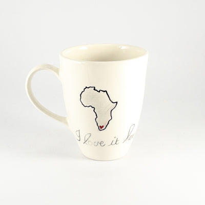 Mug A White Gloss - Africa -
