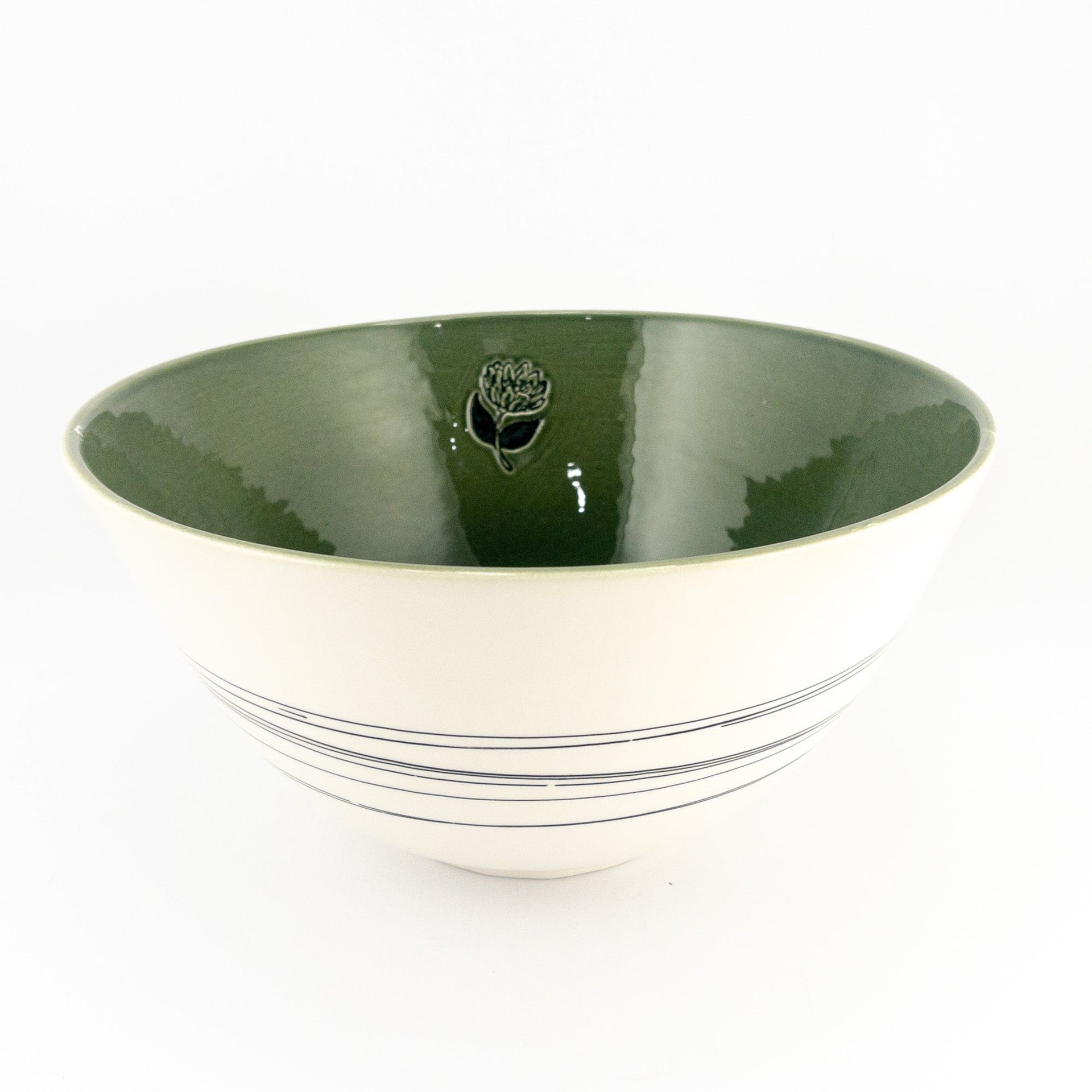 Salad Bowl (Large) - Fynbos dark olive