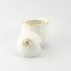 Baroque Sugar Pot with Gold Rose Handle