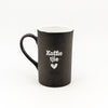 Mug D Black Clay / White Gloss