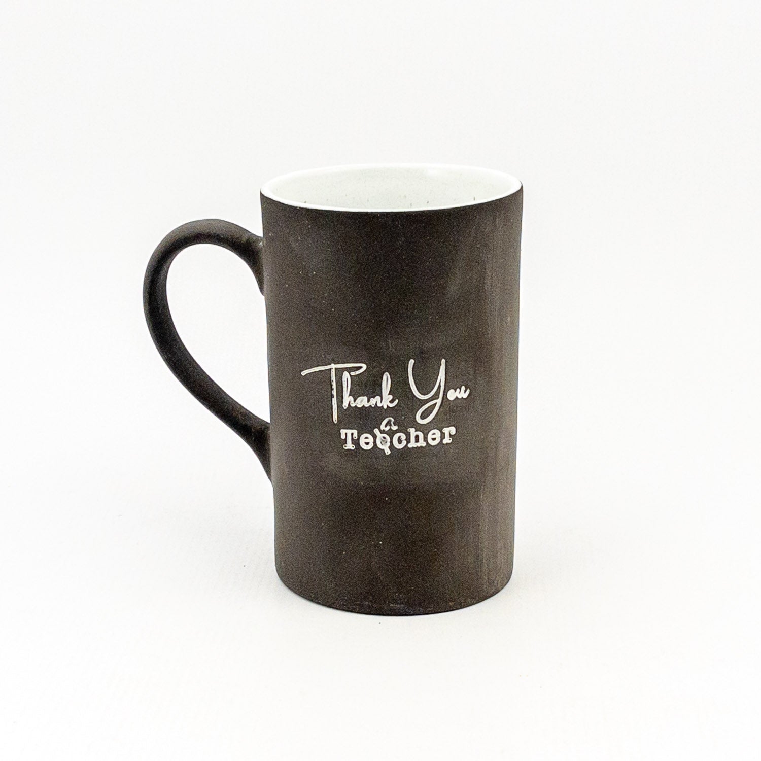 Mug D Black Clay / White Gloss - Thank you Techer