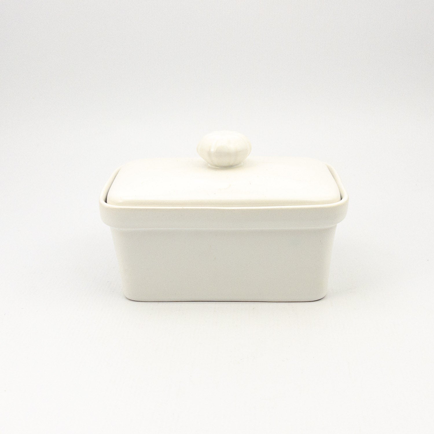Butter Dish Contemporary - Snow in the highveld