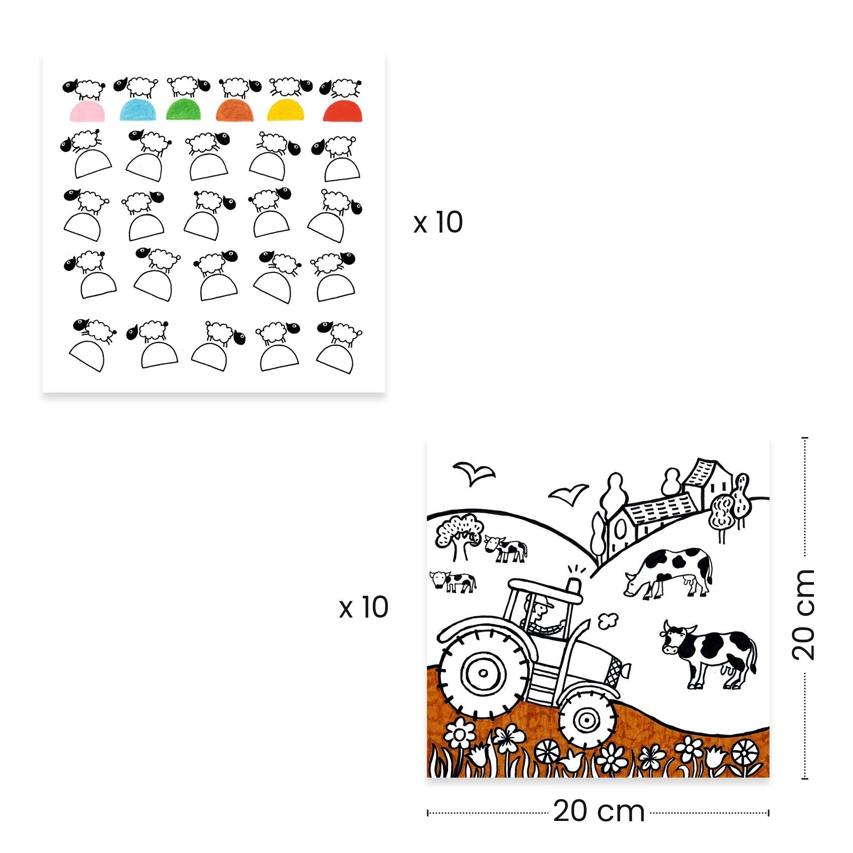 Colouring Activity Set – Farm