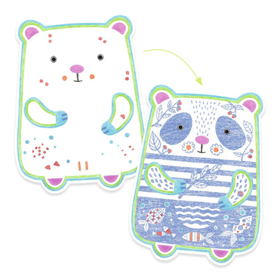 Magic Colour Reveal Set – Wild Animals