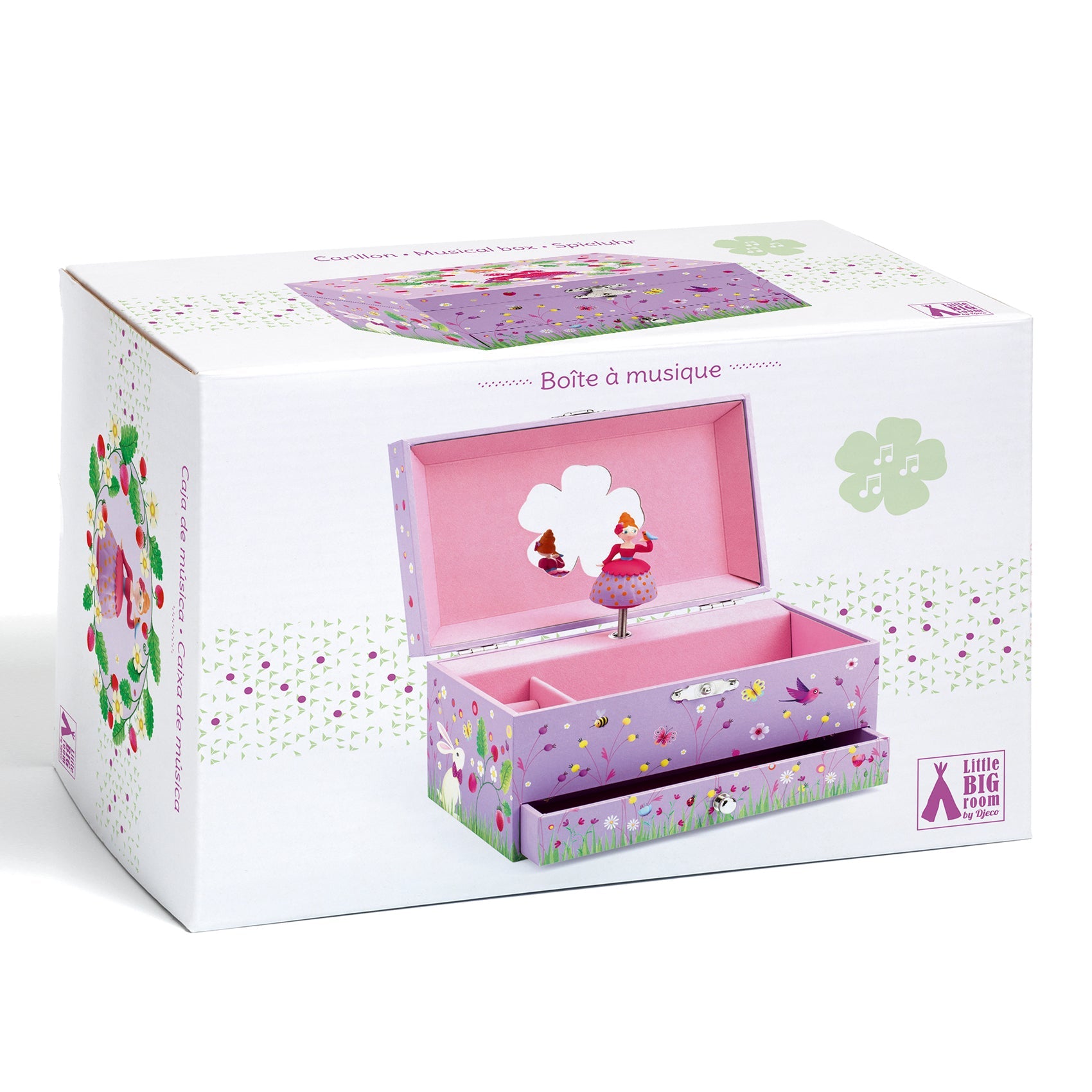 Wooden Musical Jewellery Box – Princesses Melody