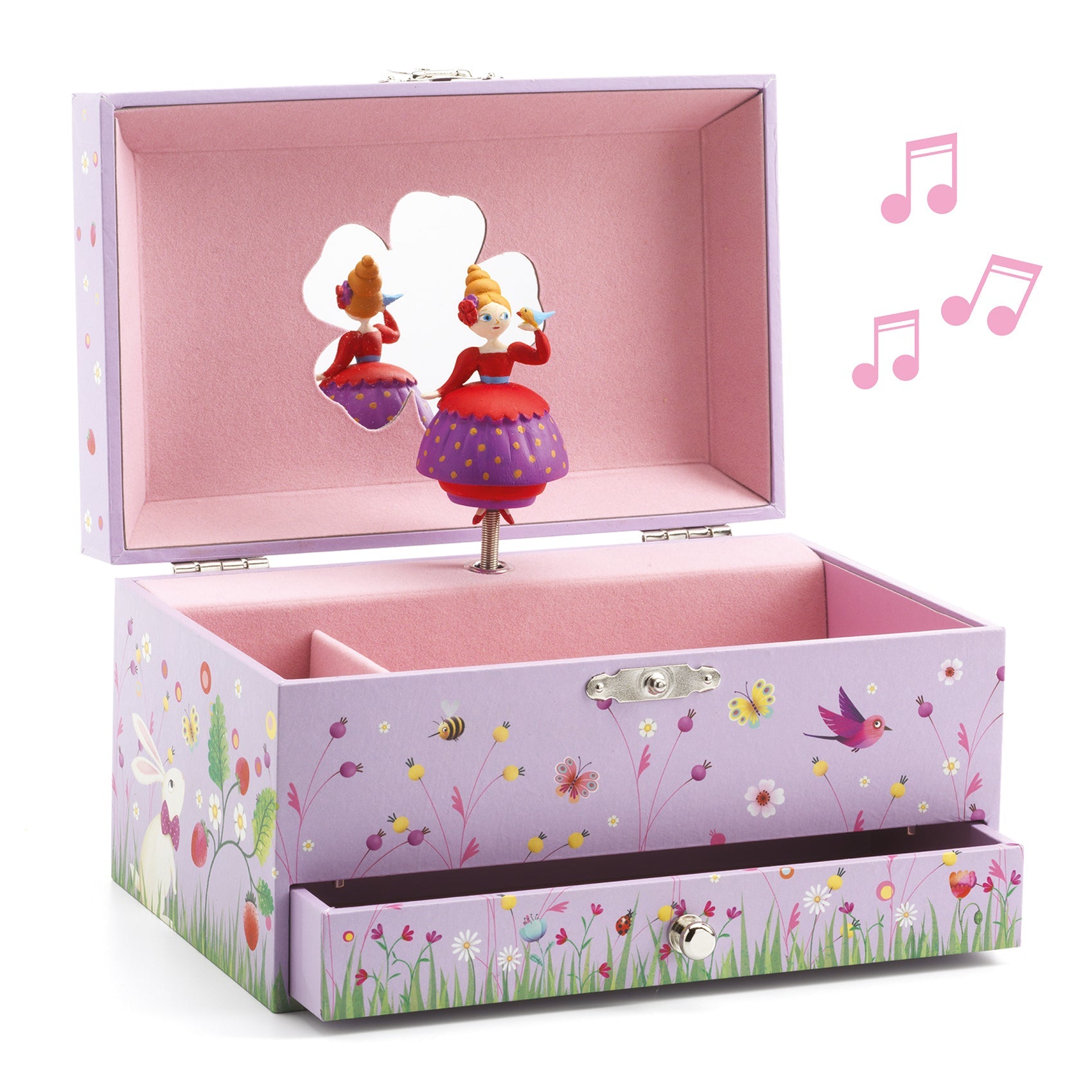 Wooden Musical Jewellery Box – Princesses Melody
