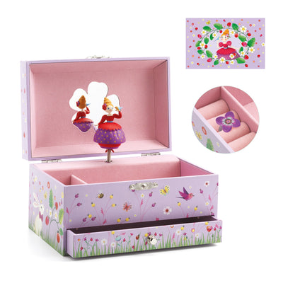 Wooden Musical Jewellery Box – Princesses Melody