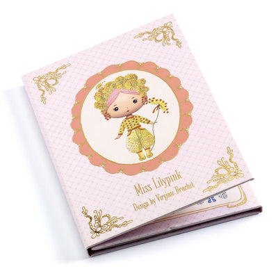 Tinyly Miss Lilypink with Reusable Stickers