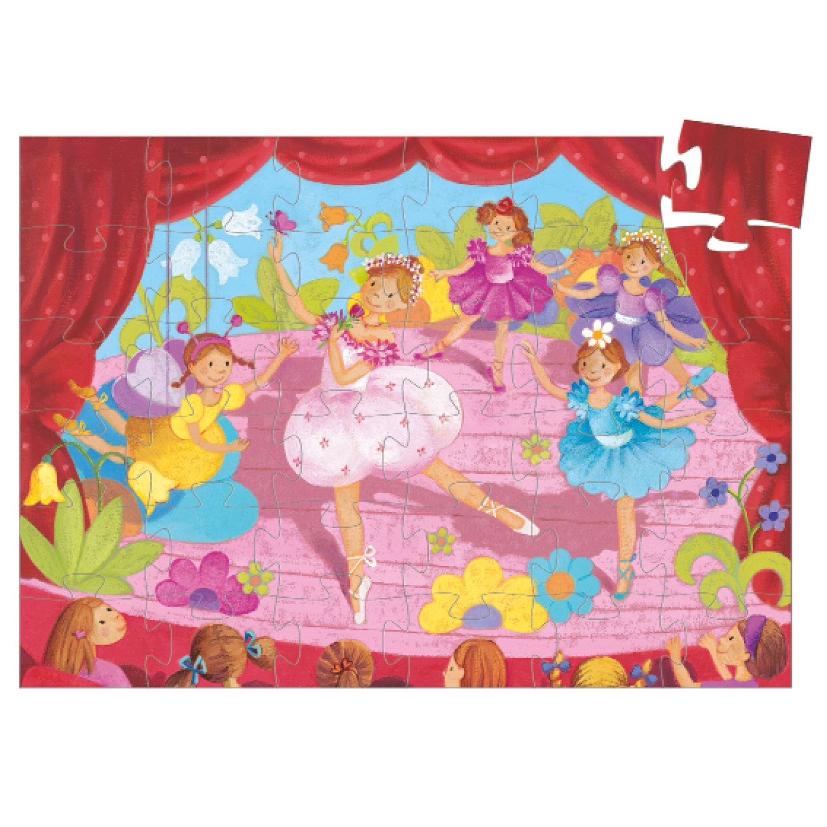 The Ballerina with the Flower Puzzle – 36 Piece