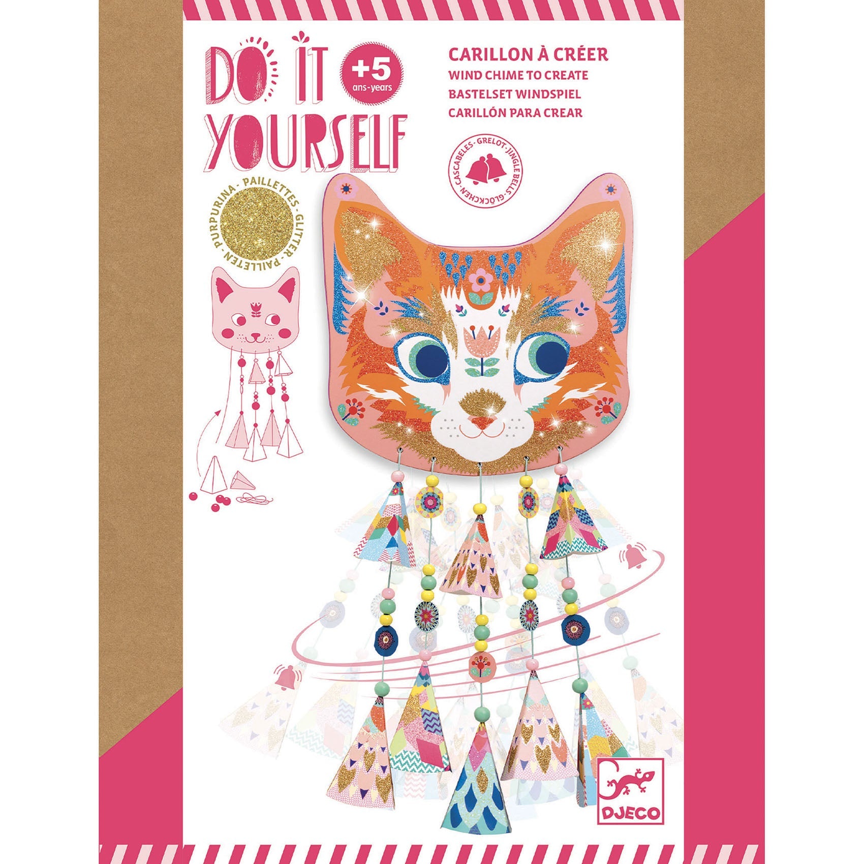 Do It Yourself Wind Chime – Kitty