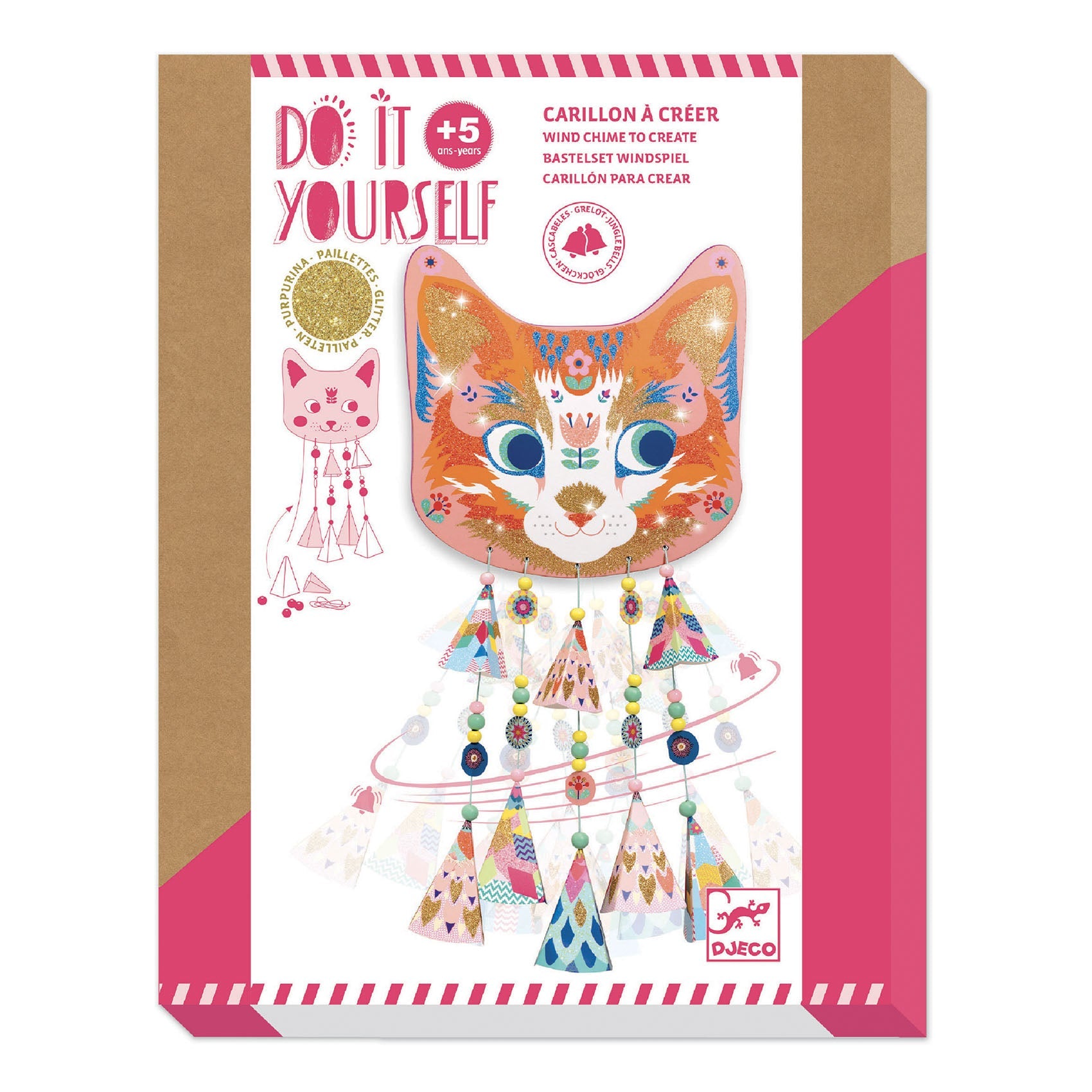 Do It Yourself Wind Chime – Kitty