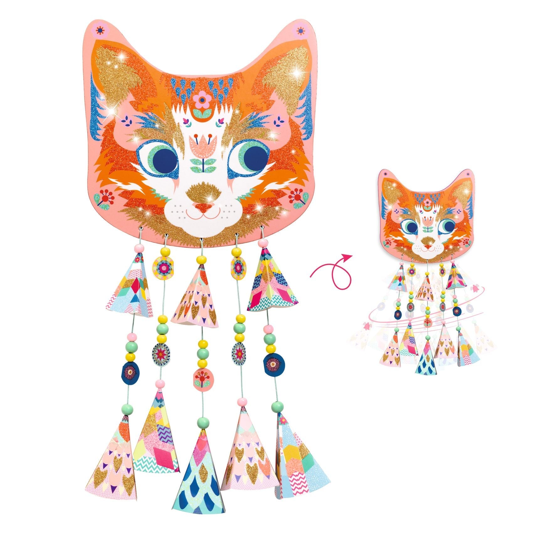 Do It Yourself Wind Chime – Kitty
