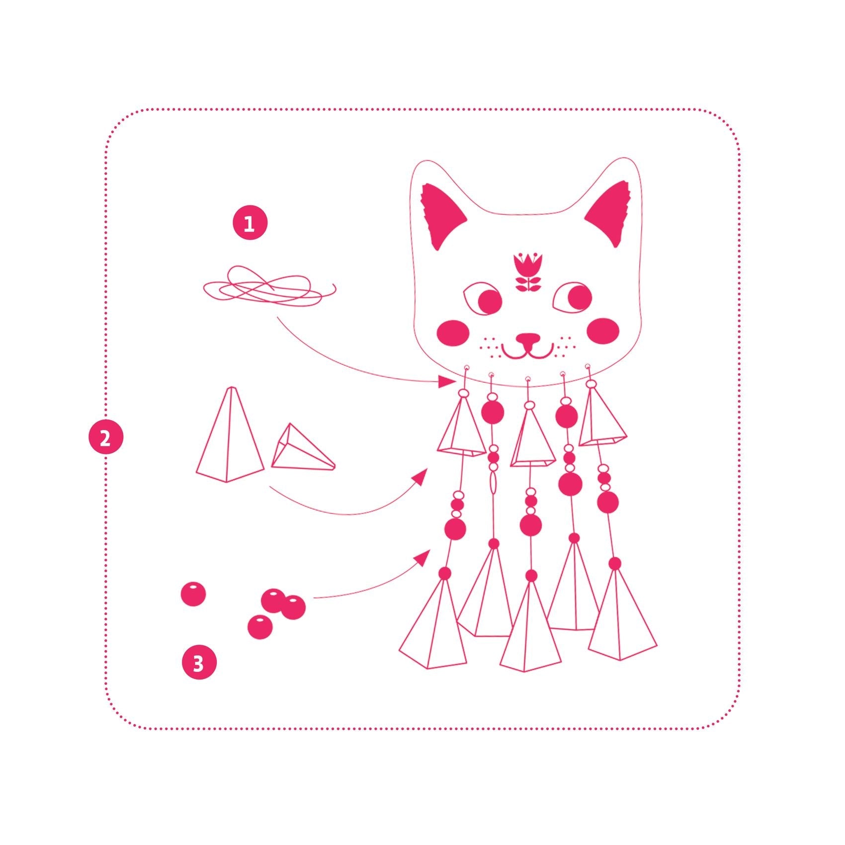 Do It Yourself Wind Chime – Kitty