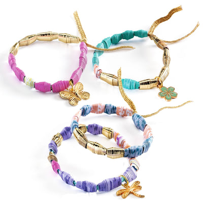 Do It Yourself Paper Beads and Bracelets – Stylish and Golden