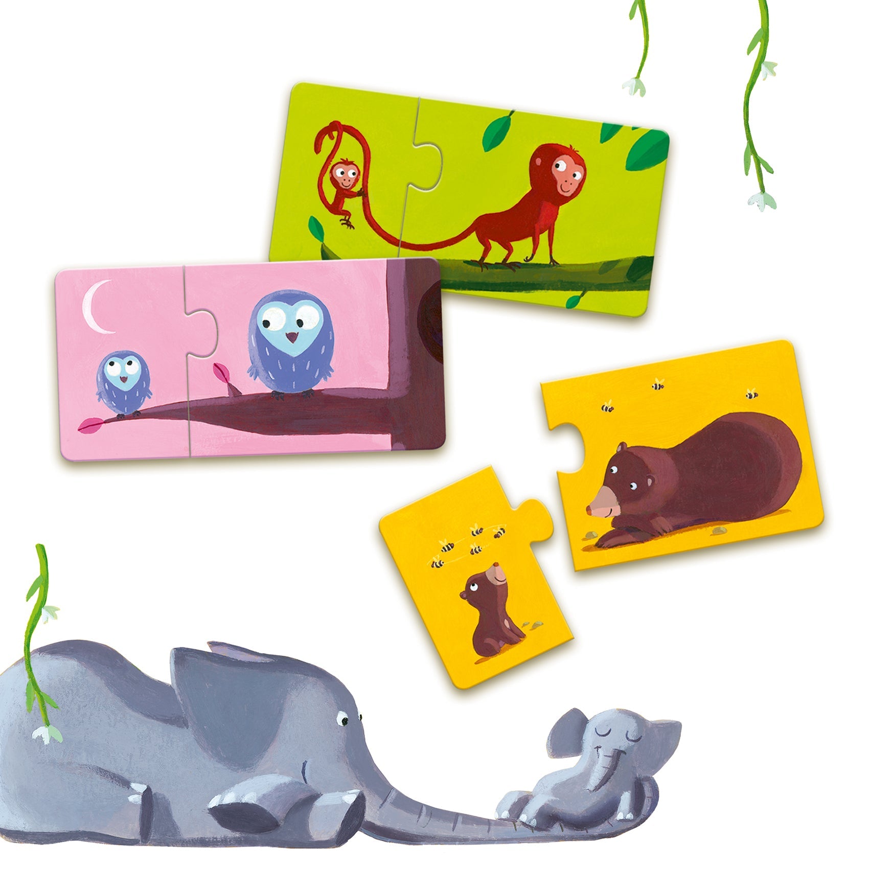 Puzzle Duo – Mom & Baby
