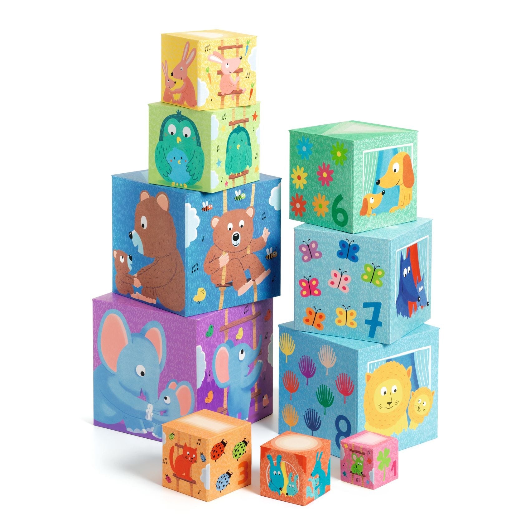 Stacking Cubes – Rainbow