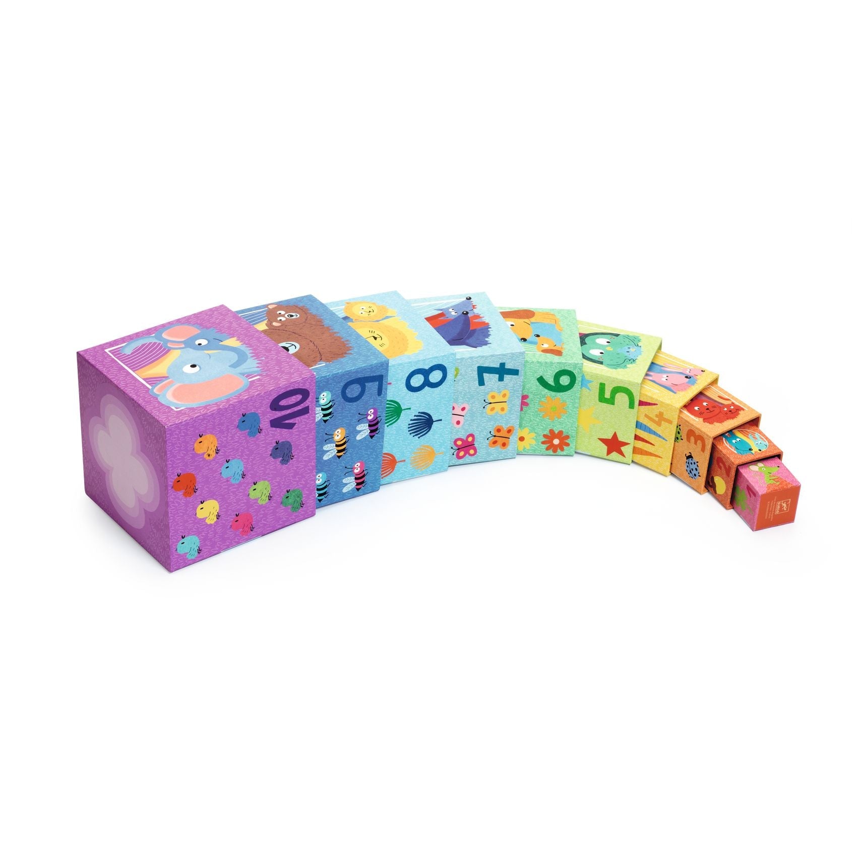 Stacking Cubes – Rainbow