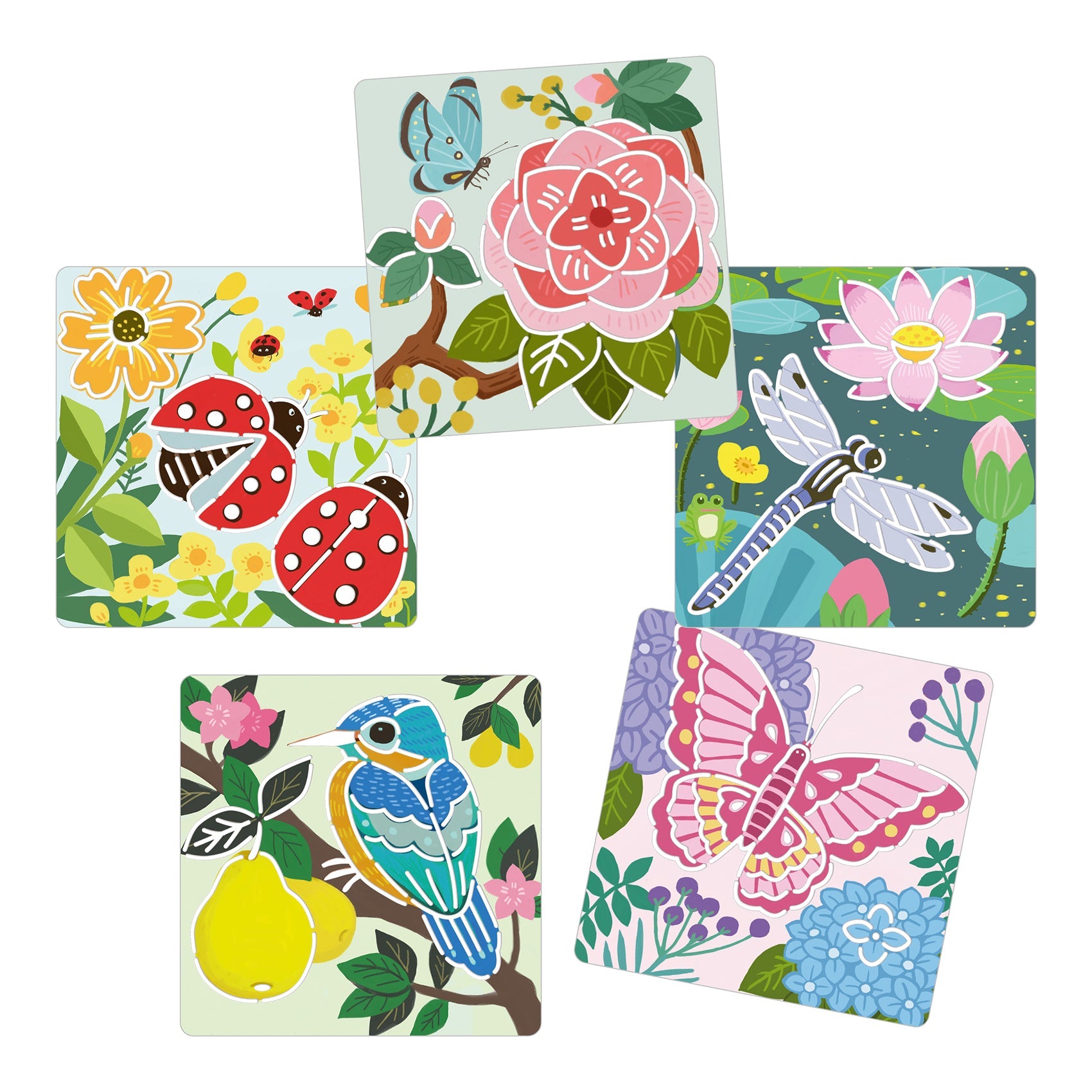 Stencil Set – Garden Wings