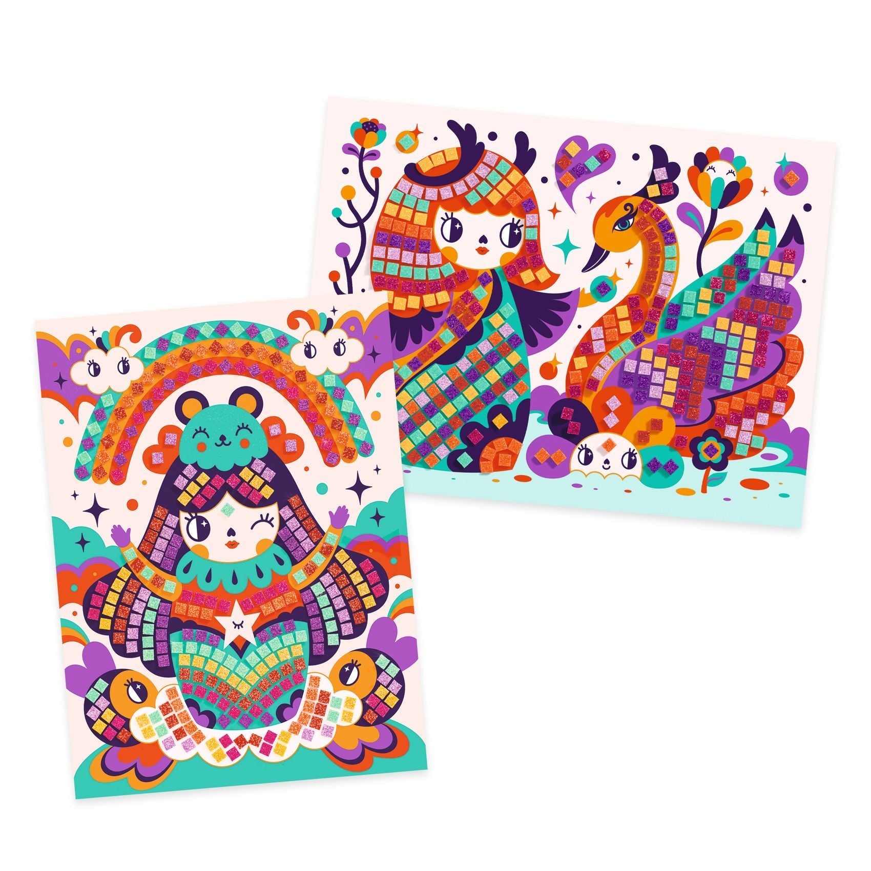 Soft Mosaics – Kokeshi Doll