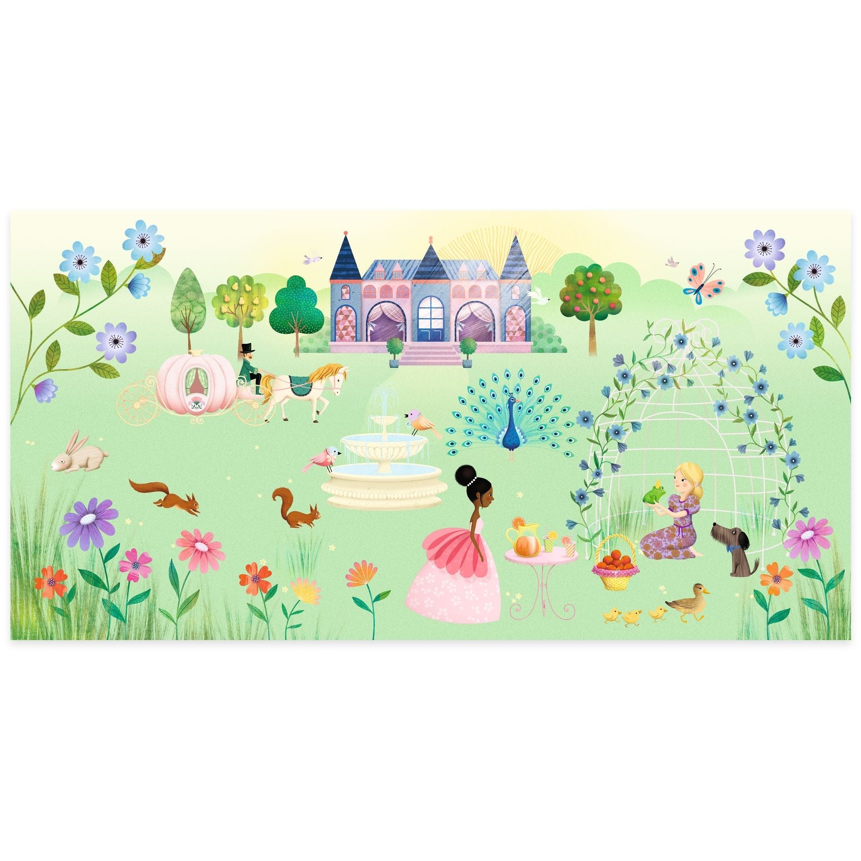 Life In The Castle with Reusable Stickers