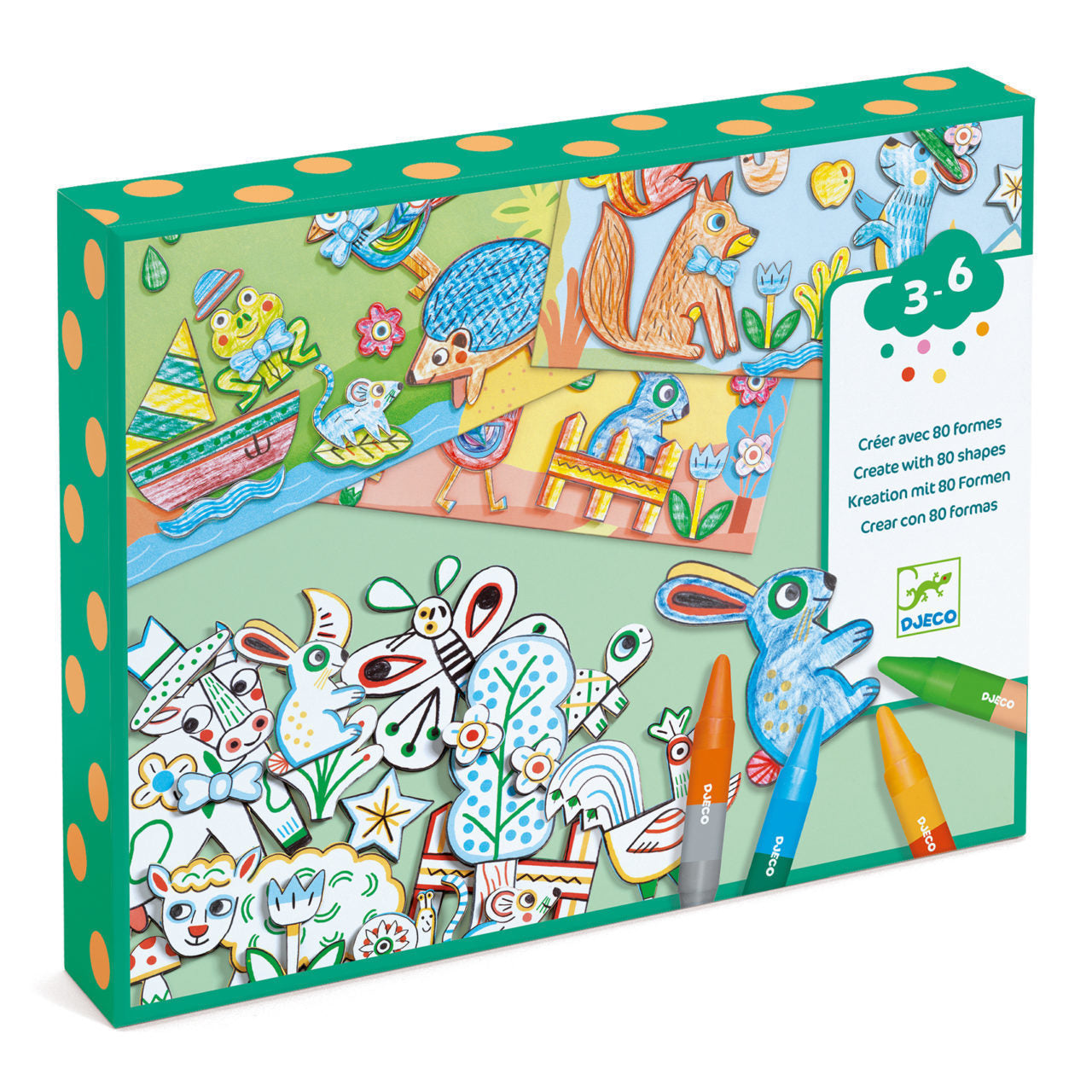 Create a World with Animals Colouring Set