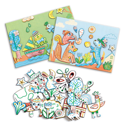 Create a World with Animals Colouring Set