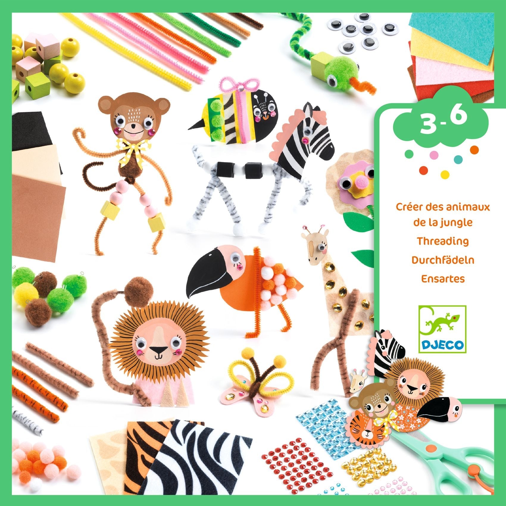 Jungle Animal Creation Activity Box