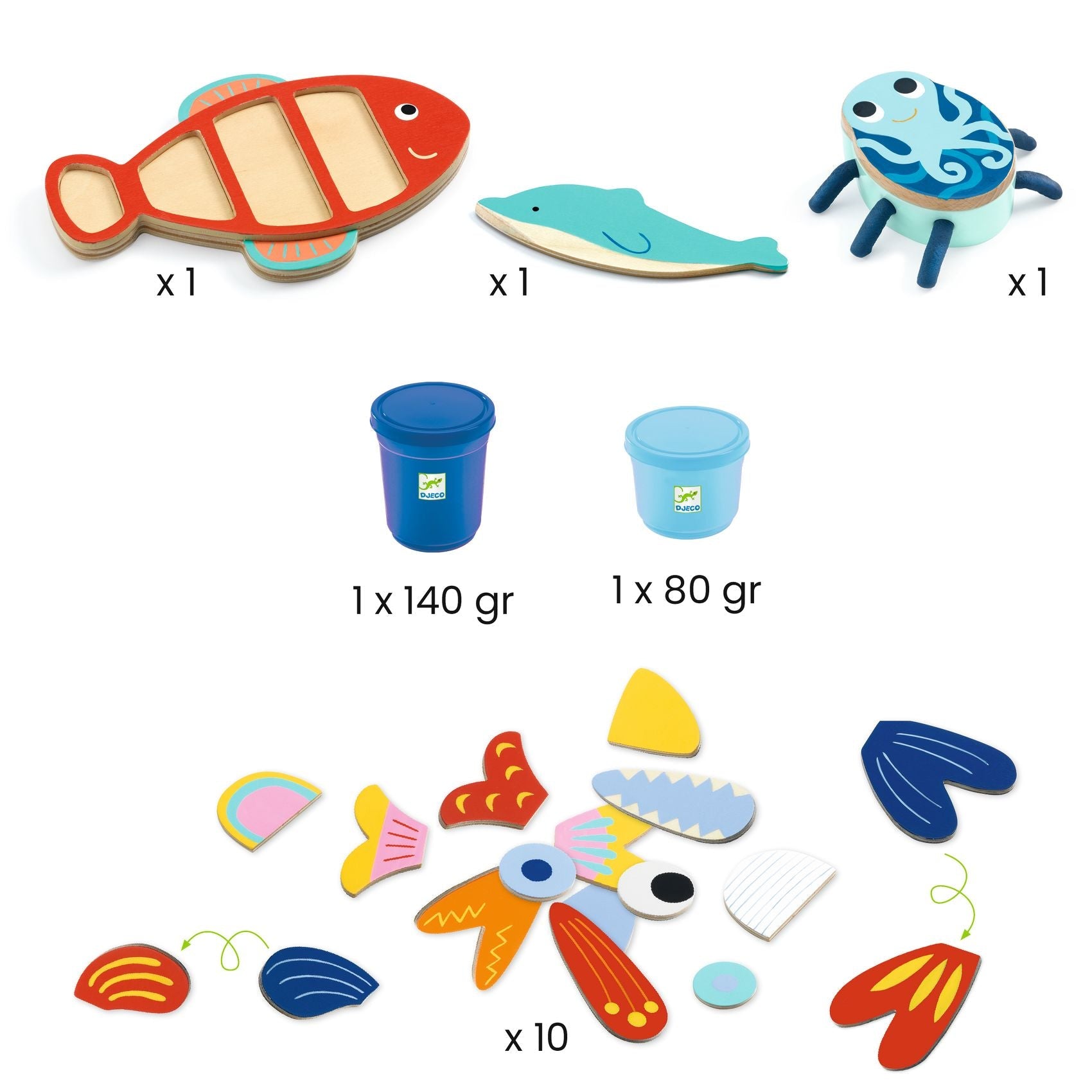 Play Dough Set – My Sea Creatures