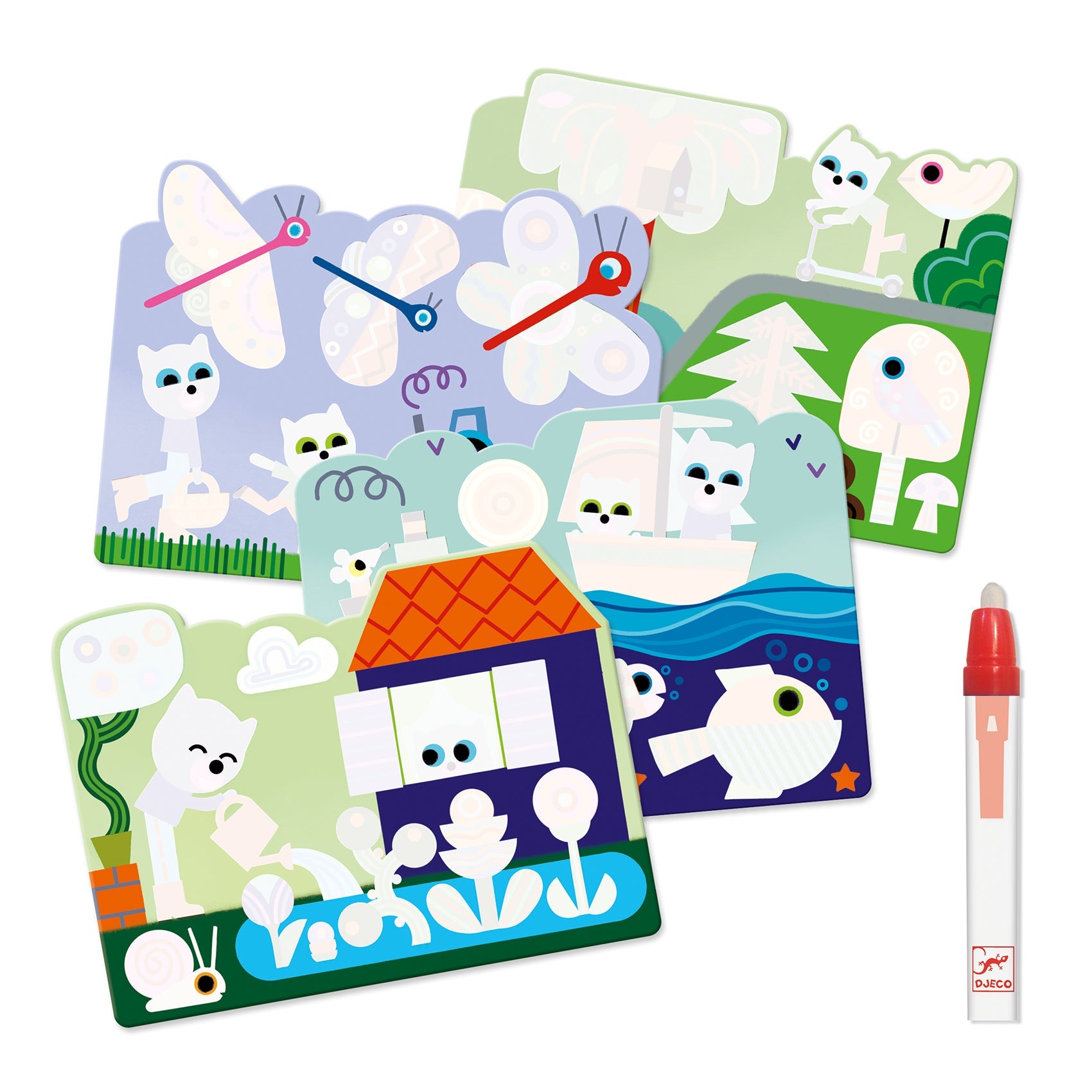 Water Magic Colouring Set – Hidden In The Garden
