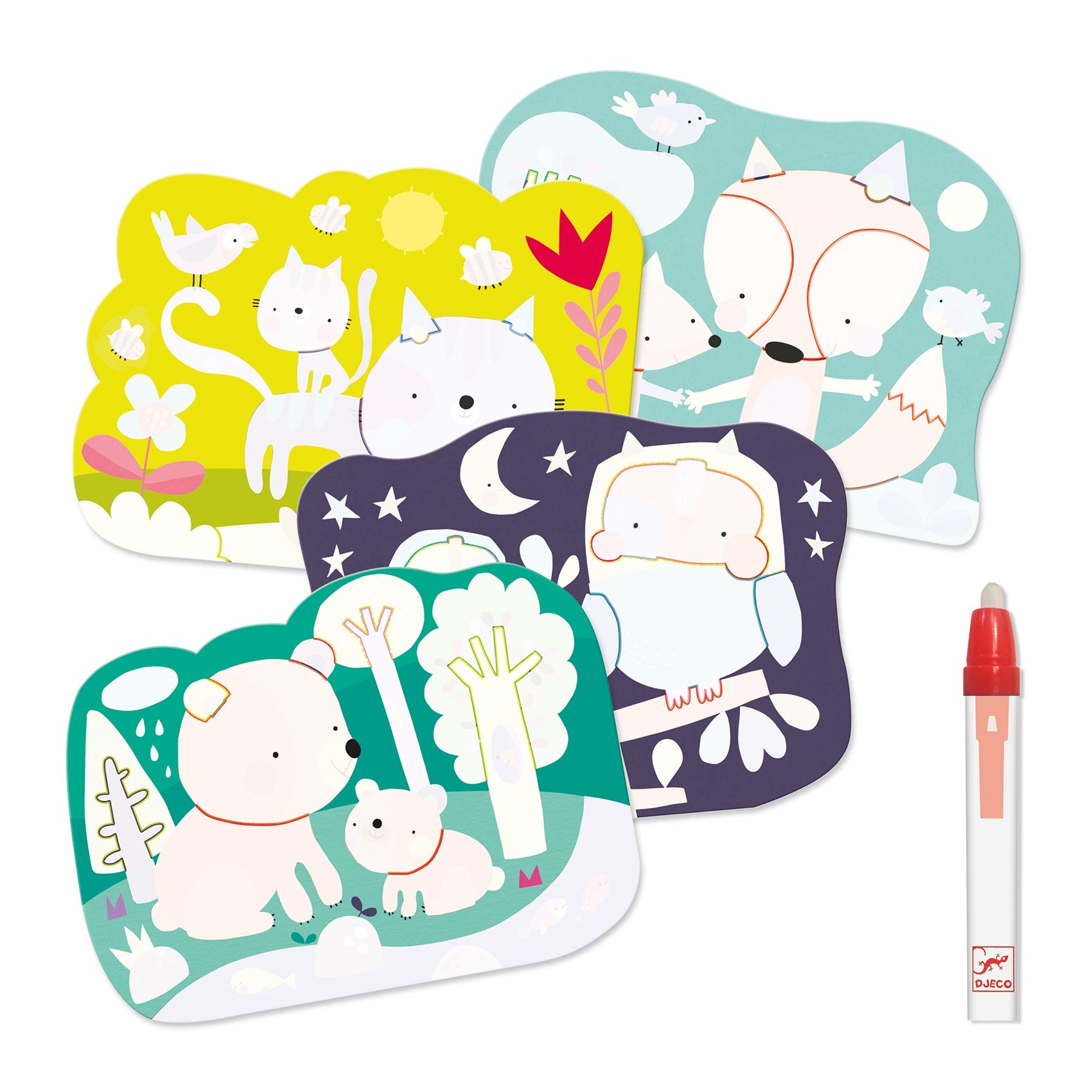 Water Magic Colouring Set – Hidden in the Woods