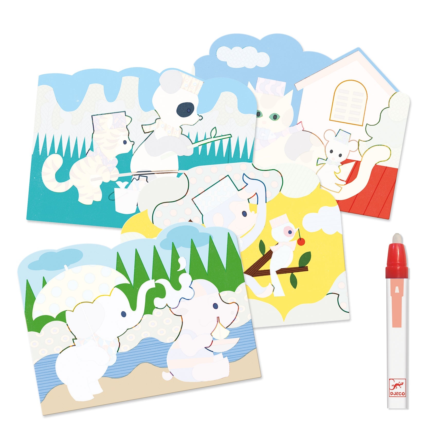 Water Magic Colouring Set – Hidden Outside