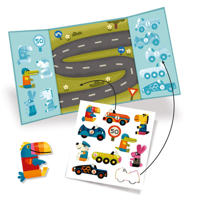 Create With Stickers – Cars