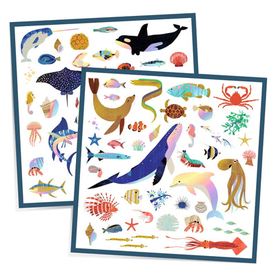 Ocean Metallic Sticker Collection