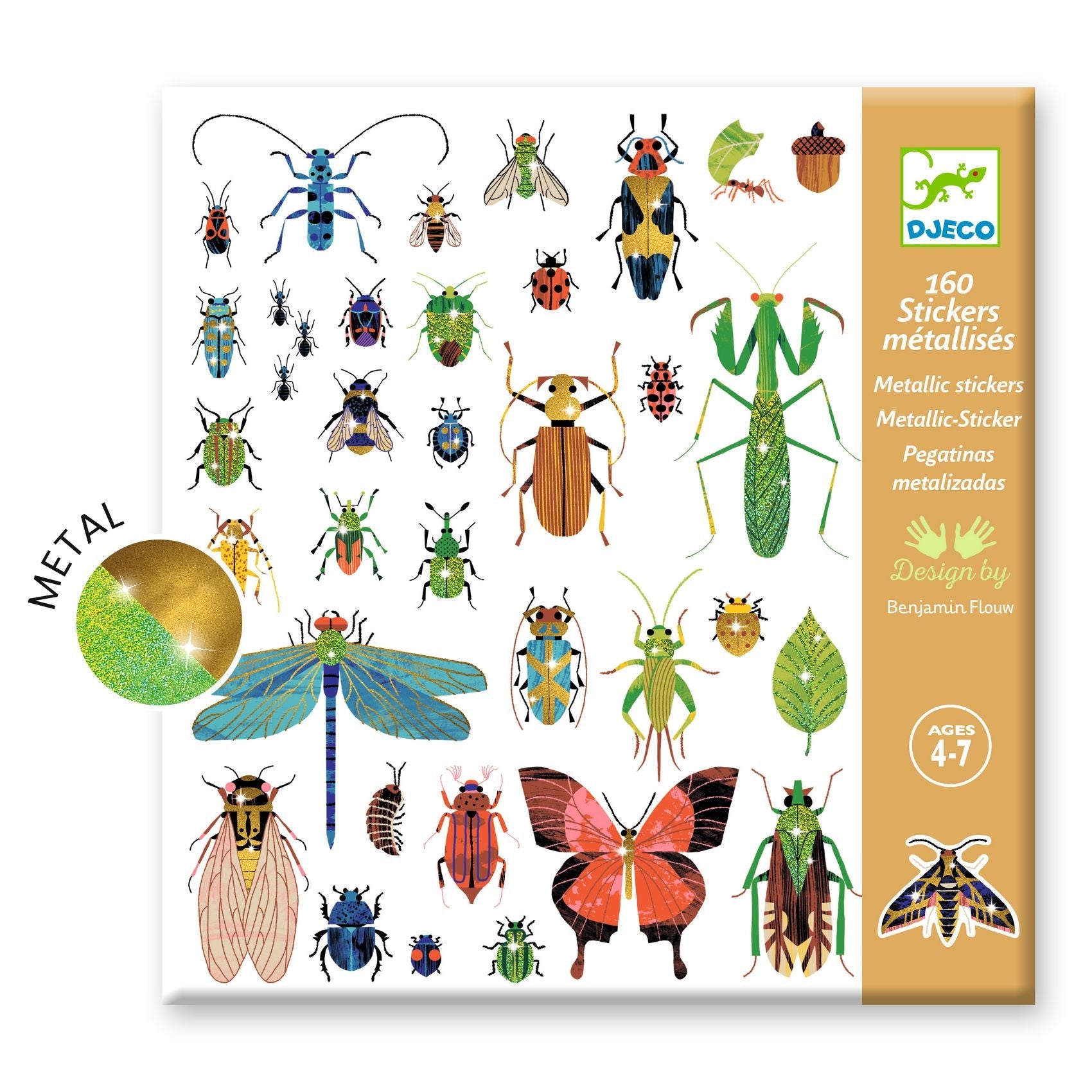Microcosmos Metallic Sticker Collection