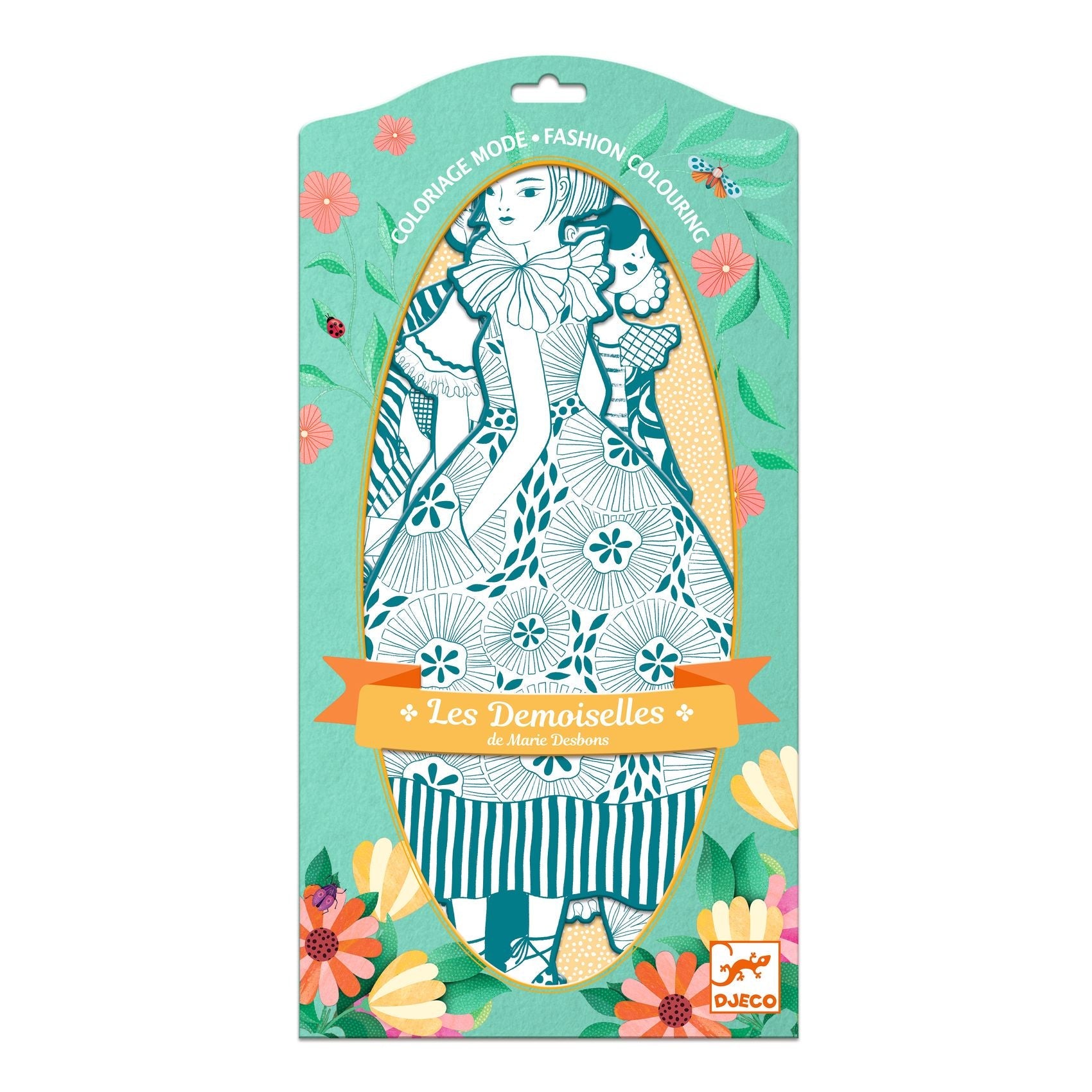 Les Demoiselles Colour-In Cards – Rebekka & Friends