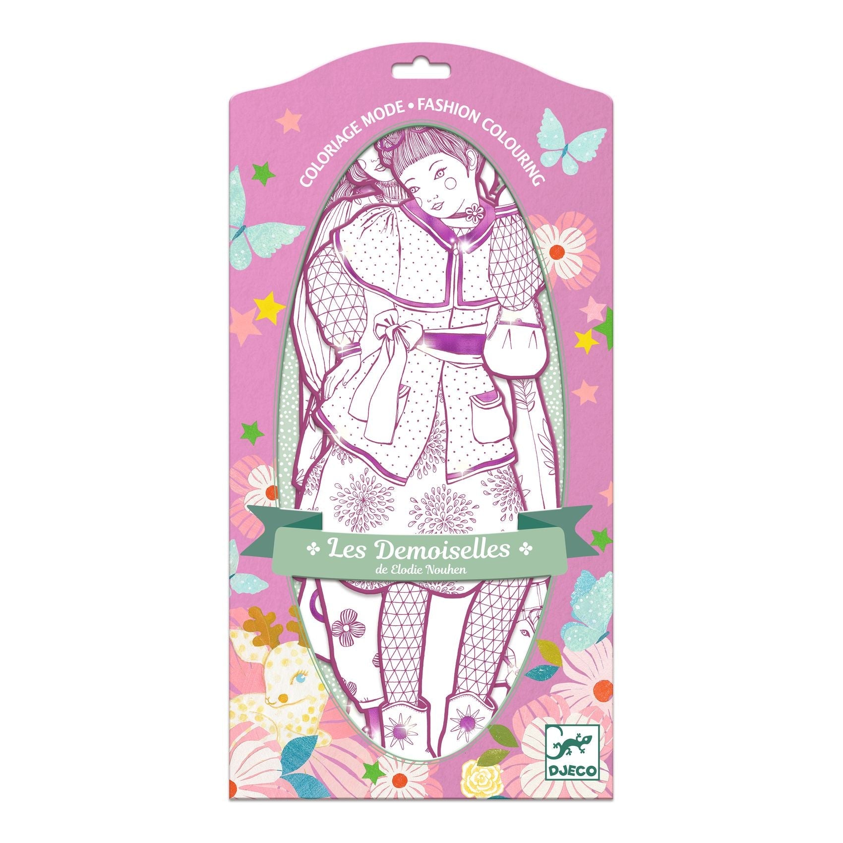 Les Demoiselles Colour-In Cards – Rosemary & Friends
