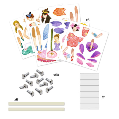 Jumping Jacks – Fairies Paper Puppets