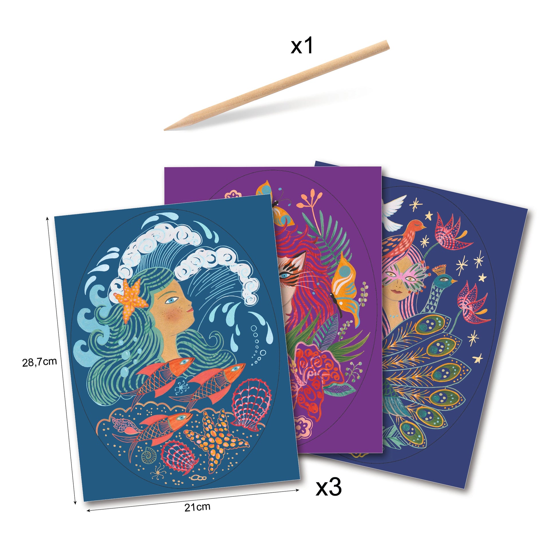 Nymphs Scratch Cards