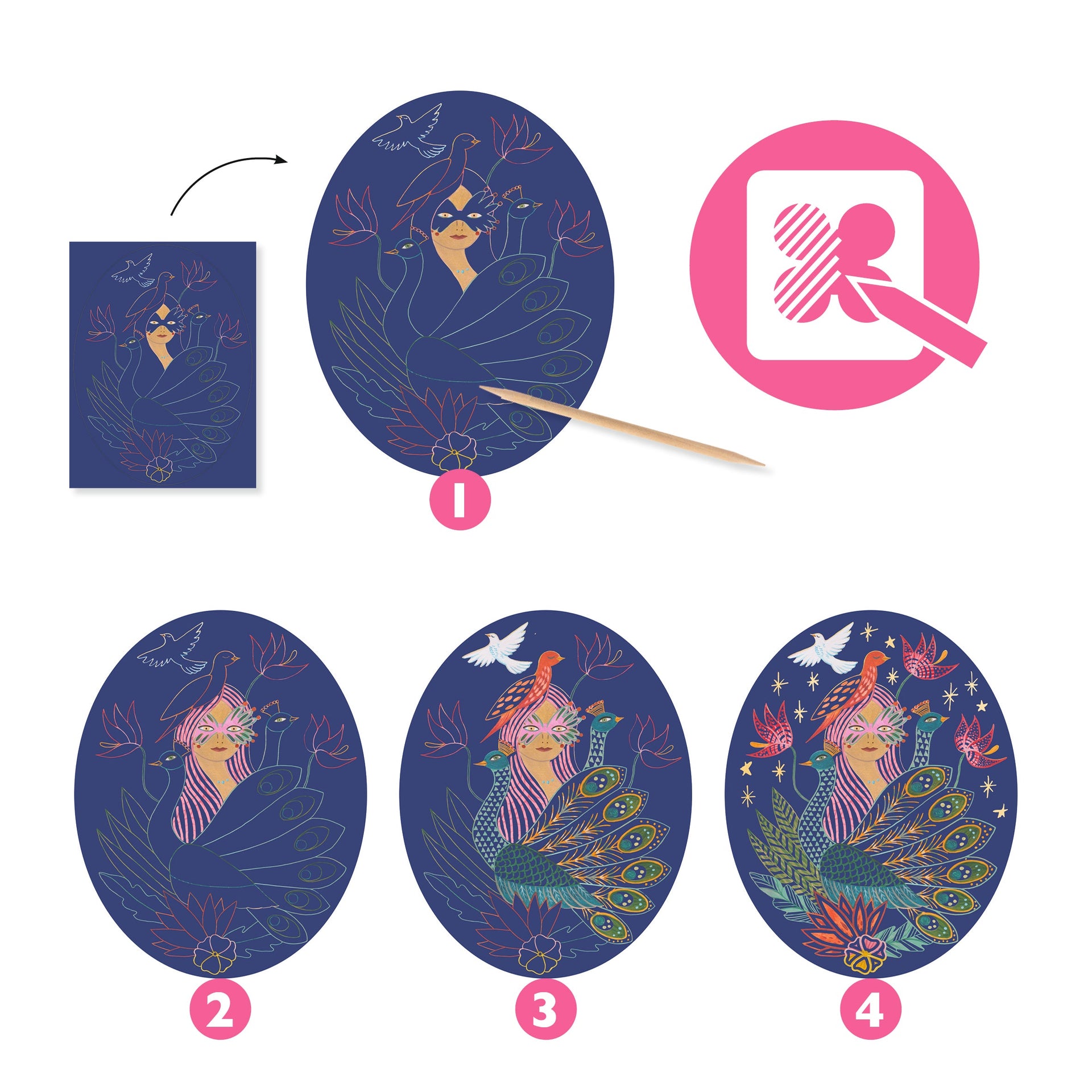 Nymphs Scratch Cards