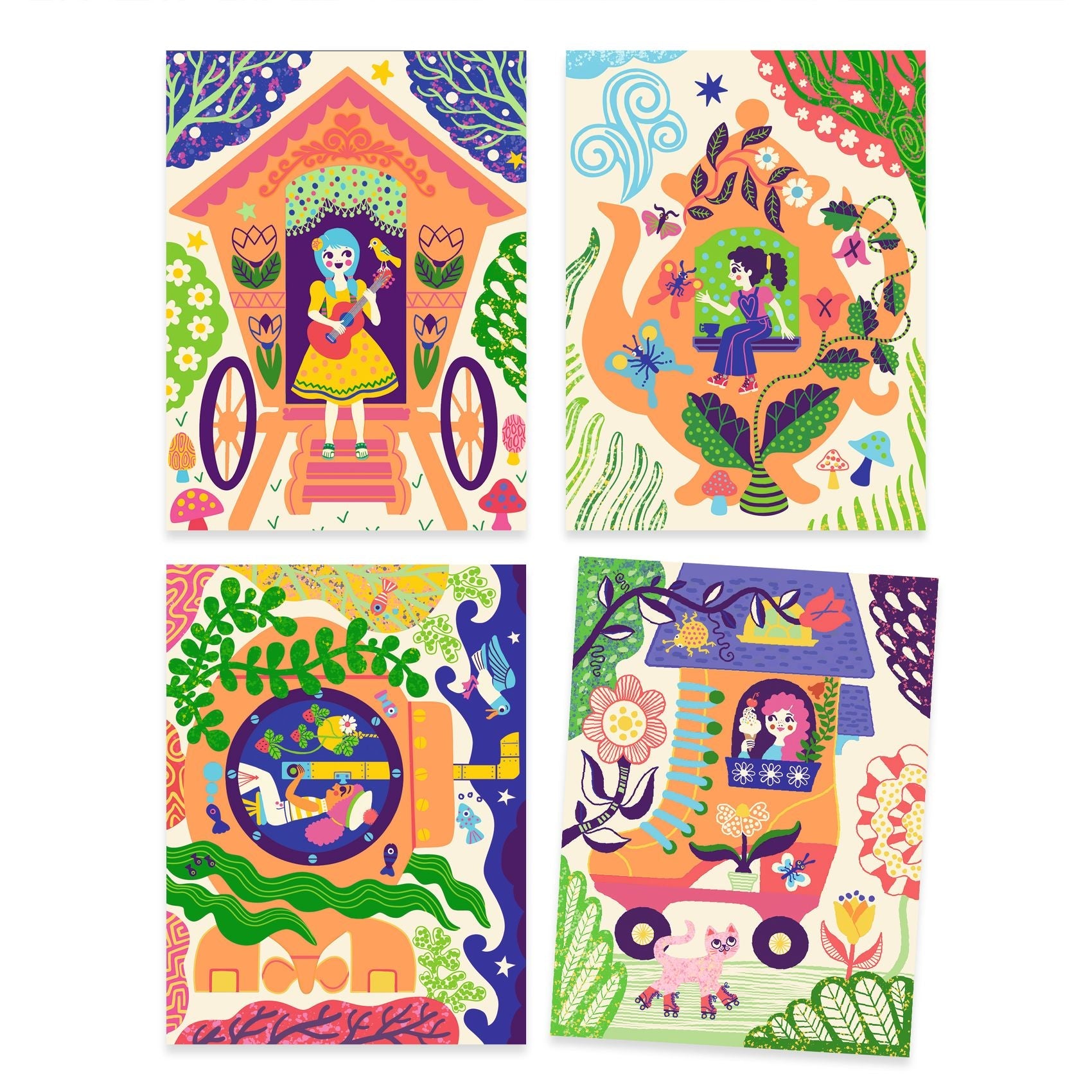 Scratch Cards – Wacky Houses