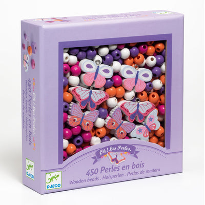 Wooden Beads – Butterflies