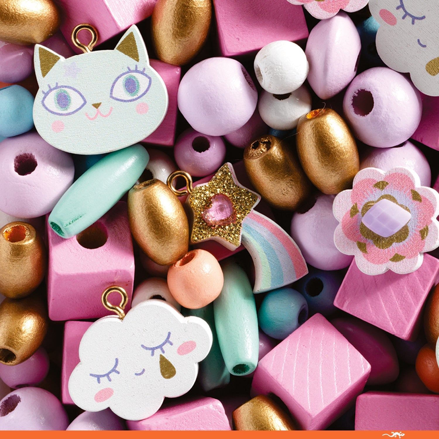 Wooden Beads – Rainbow