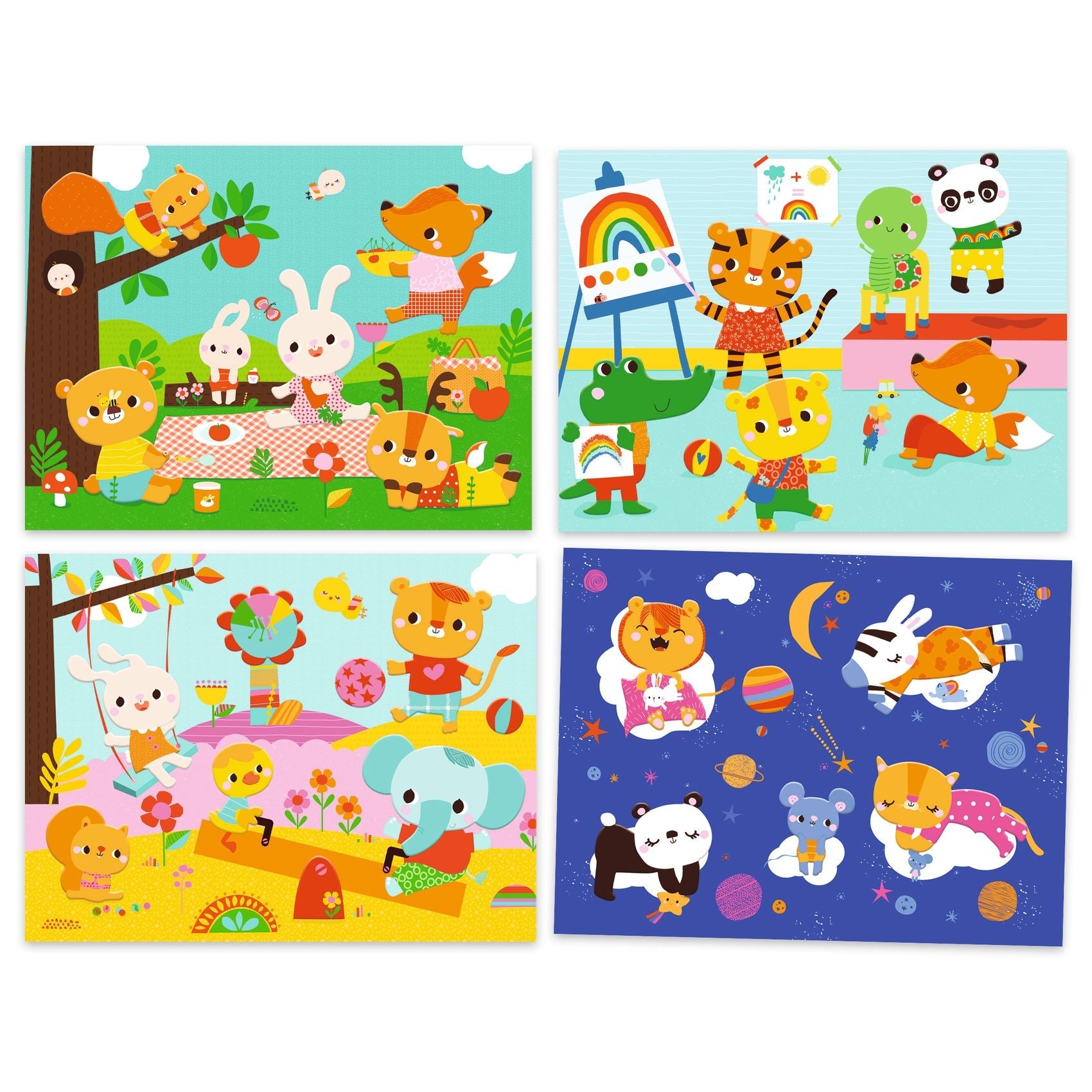 Collages for Toddlers – The Day