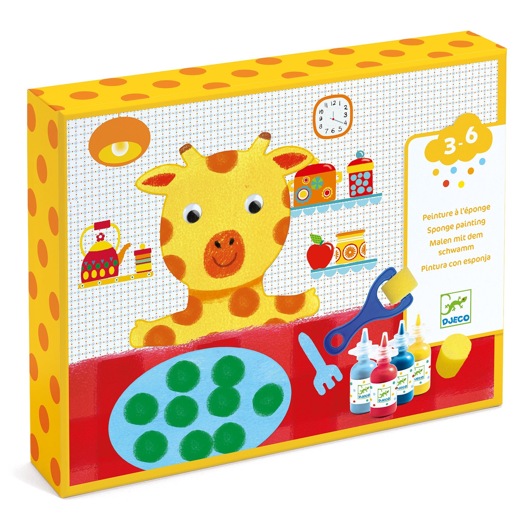 Sponge Painting – Cuddly Toy Adventure
