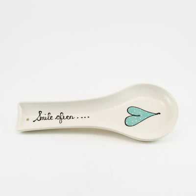 Spoon Rest Flat Heart & Words